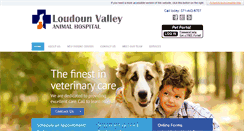 Desktop Screenshot of loudounvalleyanimalhospital.com
